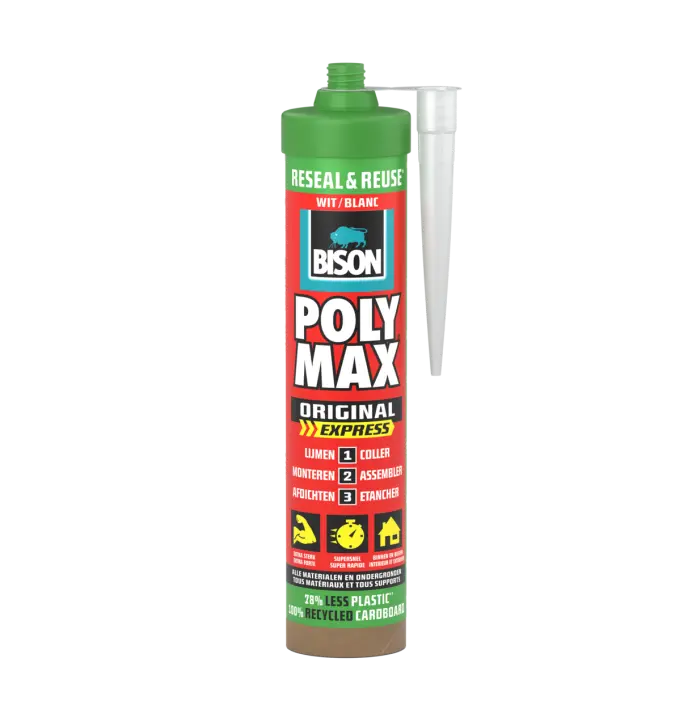 Bison | Bison Poly Max® High Tack Express Ruban de Montage Transparent